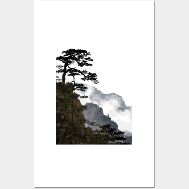 Japanese Fog - Landscape Wall Art by Aleksander37